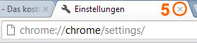 Browser-Cache leeren im Google Chrome 5/5