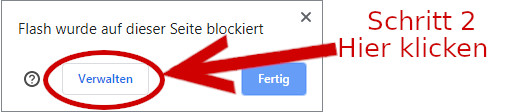 Das Plugin wird blockiert